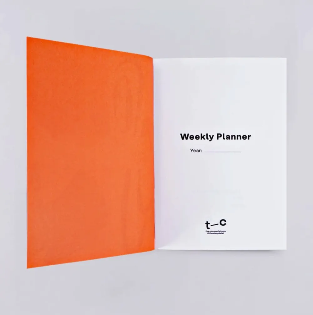 The Completist. Planer tygodniowy Moab A6 - - 90 g/m2 > Planery Niedatowane