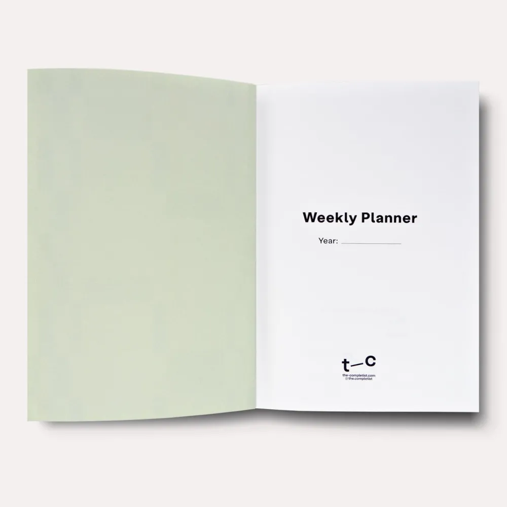 The Completist. Planer tygodniowy niedatowany Celine No.1 A5 - > Planery Niedatowane
