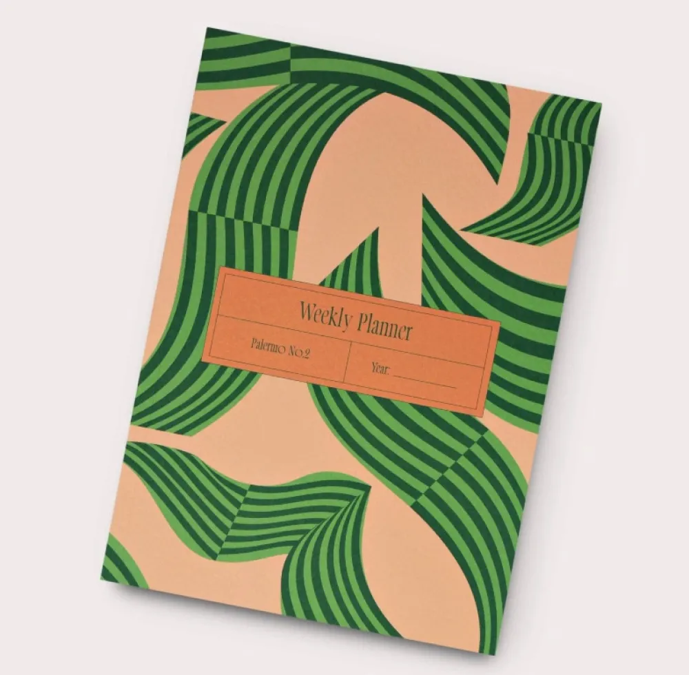 The Completist. Planer tygodniowy niedatowany Palermo No.1 A5 - > Planery Niedatowane