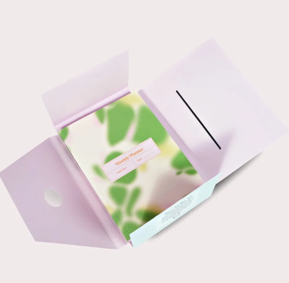 The Completist. Planer tygodniowy niedatowany Hazy No.1 A6 - > Planery Niedatowane