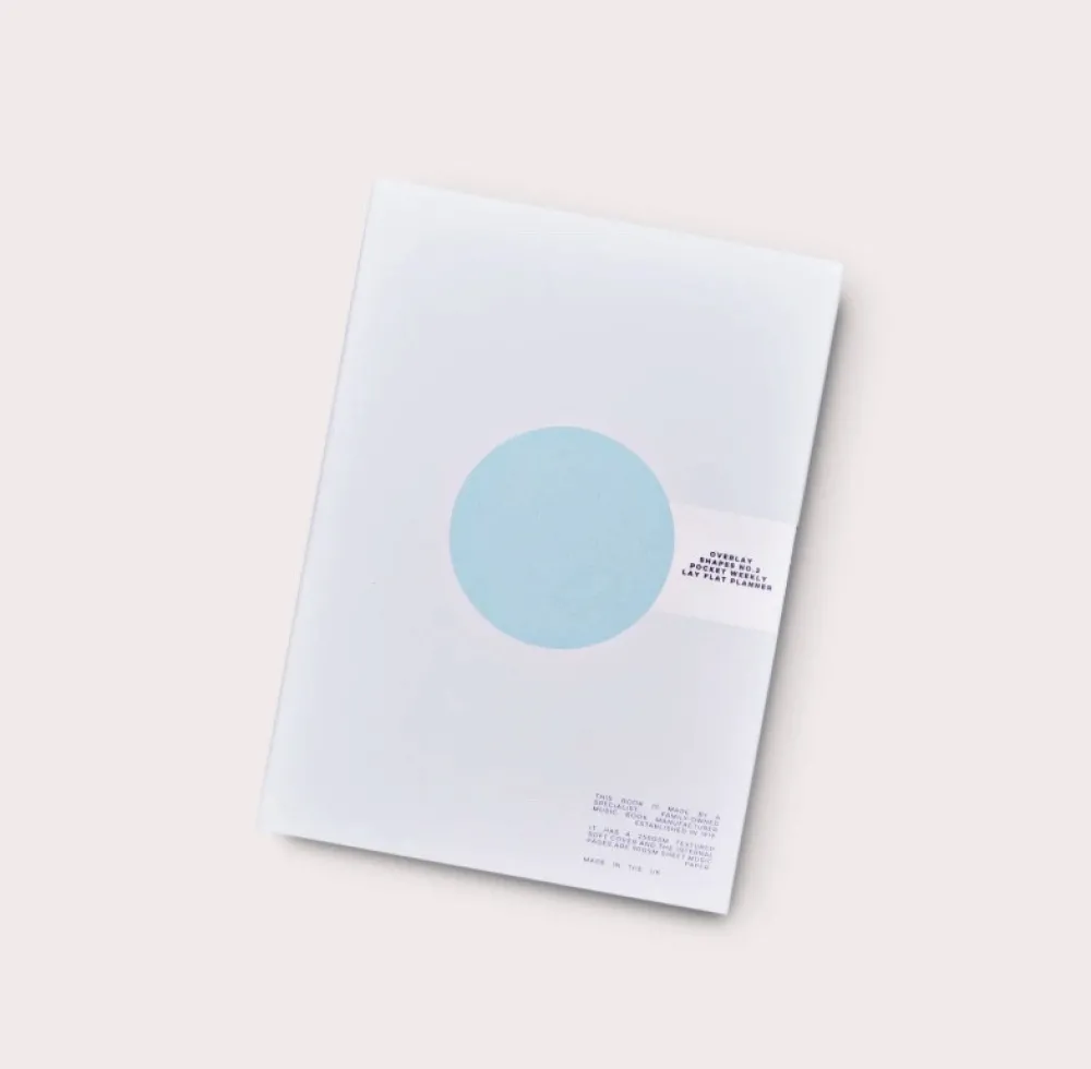 The Completist. Planer tygodniowy niedatowany Hazy No.1 A6 - > Planery Niedatowane