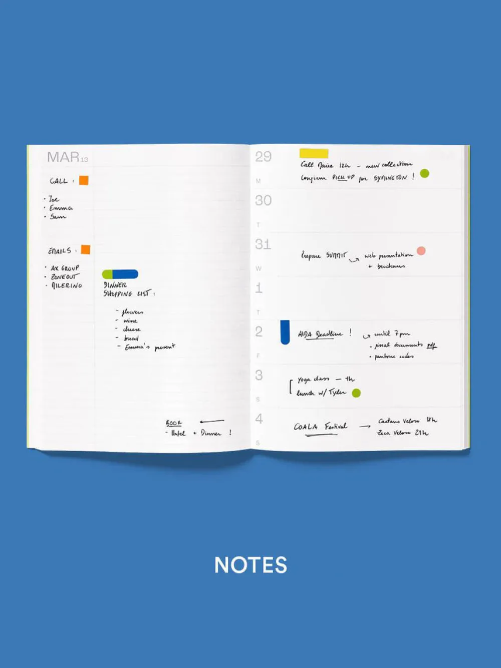 Mishmash Planer tygodniowy Notes 2026/2027 - - Lime > Kalendarze Książkowe