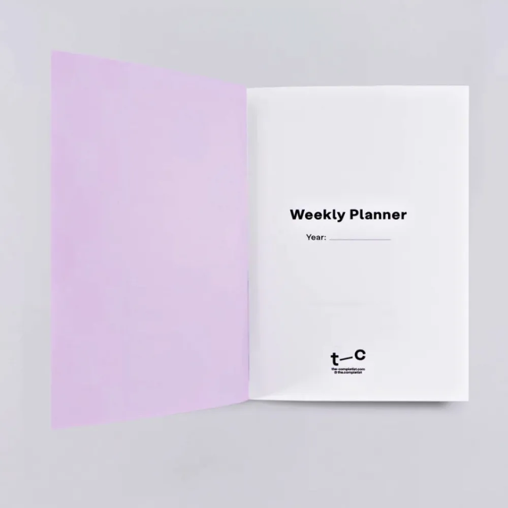 The Completist. Planer tygodniowy Seoul A6 - - 90 g/m2