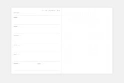 Papierniczeni Planner Monolit - - czarny