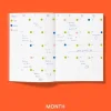 Mishmash Planner niedatowany Frames A5 - - Sand > Planery Niedatowane