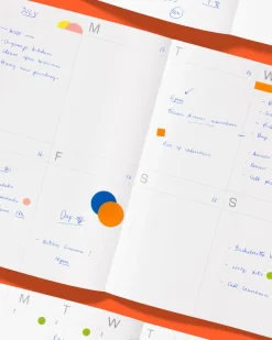 Mishmash Planner niedatowany Frames A5 - - Sand > Planery Niedatowane