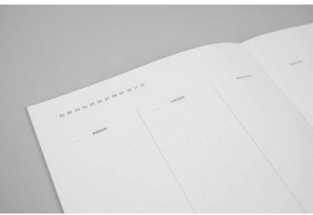 Papierniczeni Planner niedatowany Klasyk - - ziemia, twarda okładka > Planery Niedatowane