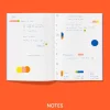 Mishmash Planner niedatowany Notes A5 - - Bright Red