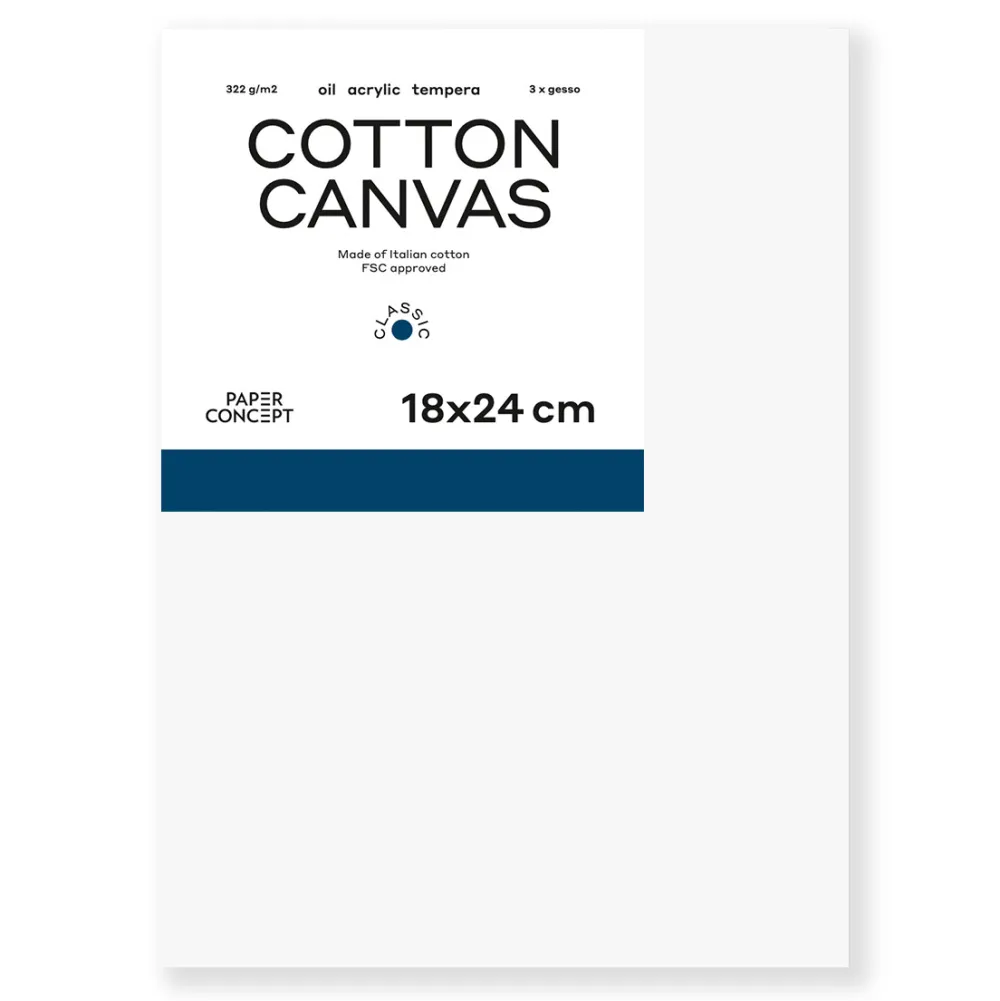 PaperConcept Podobrazie malarskie bawełniane Classic - - 18 x 24 cm > Podobrazia