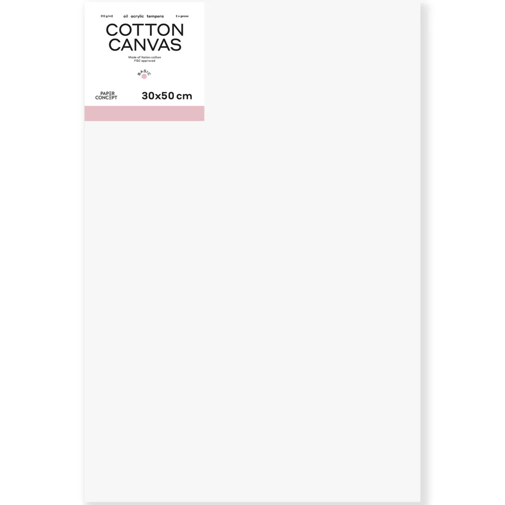 PaperConcept Podobrazie malarskie bawełniane Basic - - 30 x 50 cm