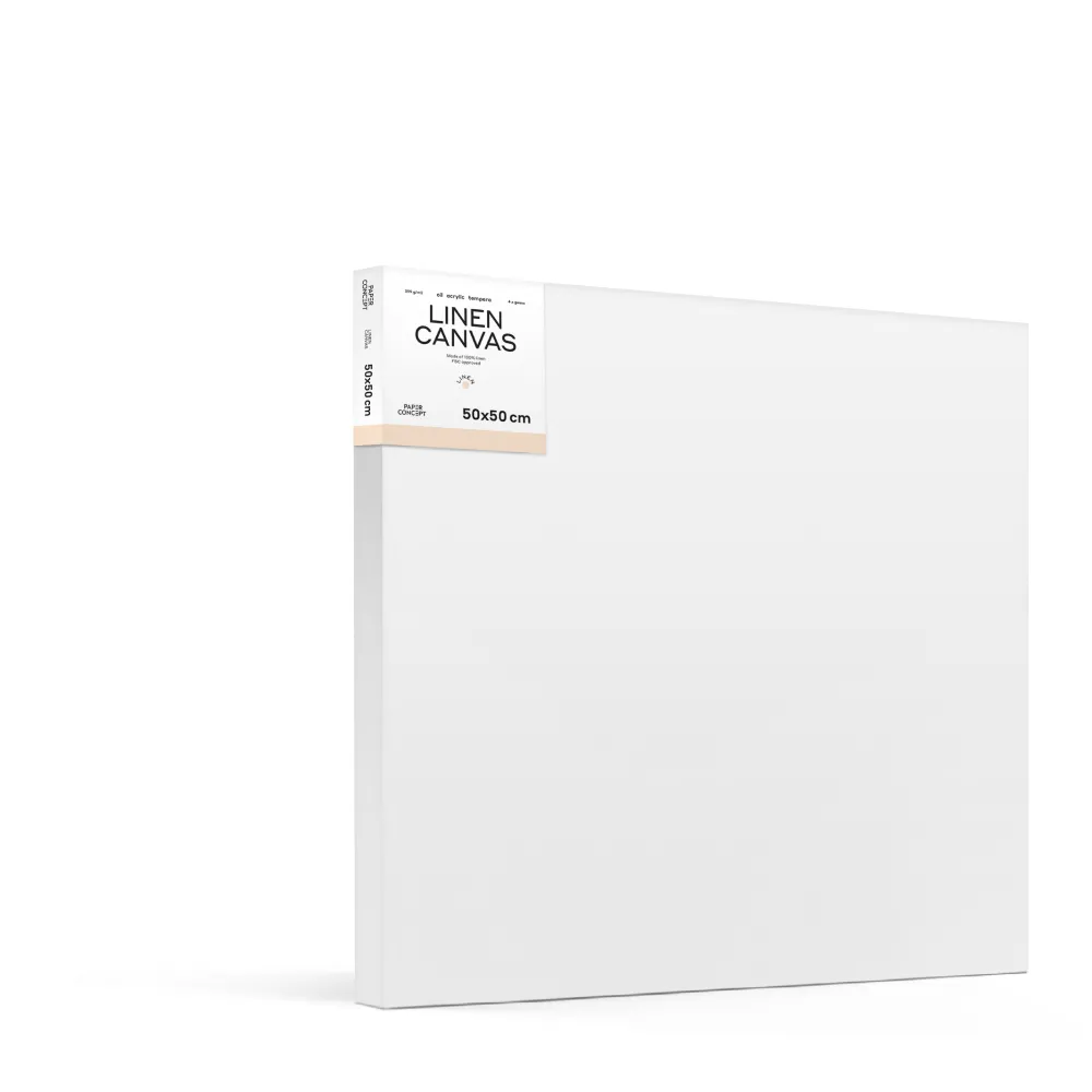 PaperConcept Podobrazie malarskie lniane Linen - - 50 x 50 cm