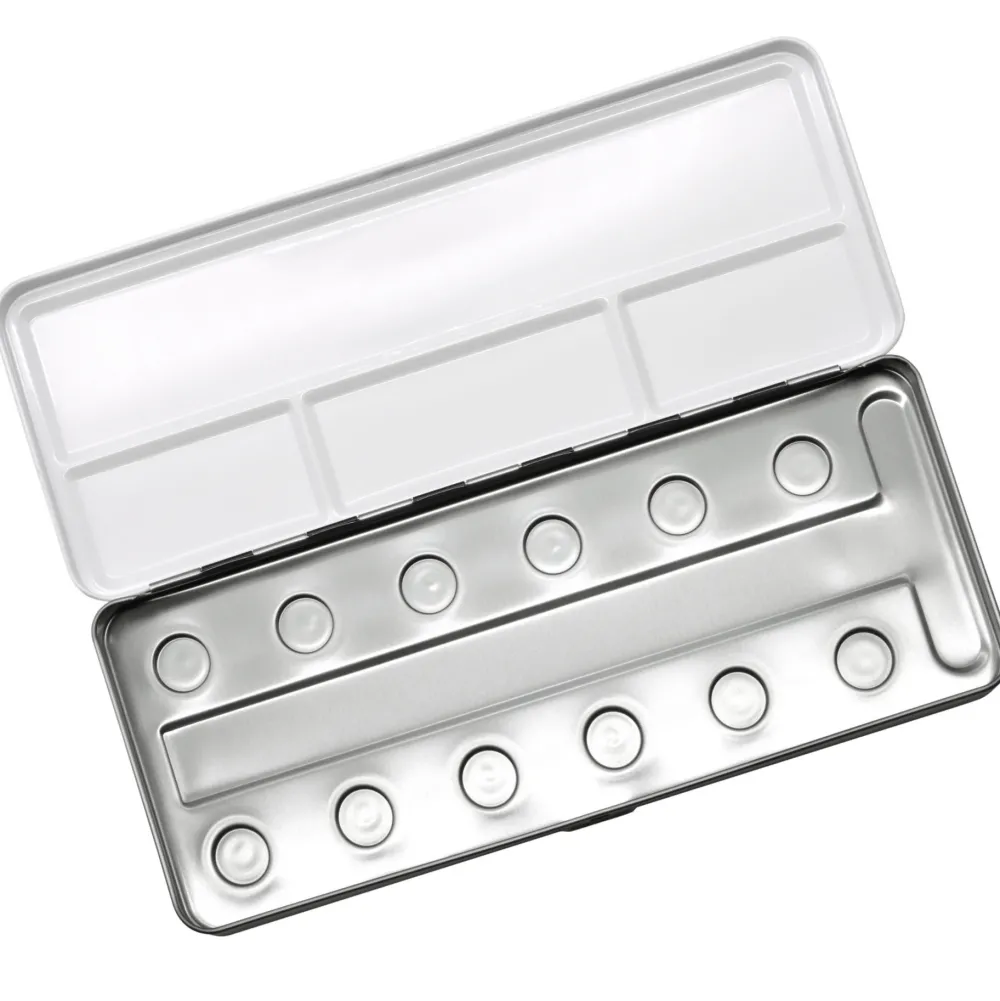 Finetec Pojemnik metalowy na 12 farb - Coliro Pearl Colors - czarny > Kasety Na Farby