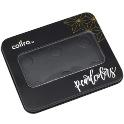 Finetec Pojemnik metalowy na 6 farb - Coliro Pearl Colors - czarny > Kasety Na Farby