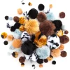 dpCraft Pompony akrylowe - - Animal Prints, 56 szt. > Pompony