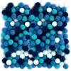 dpCraft Pompony poliestrowe - - niebieskie, 1 cm, 120 szt. > Pompony