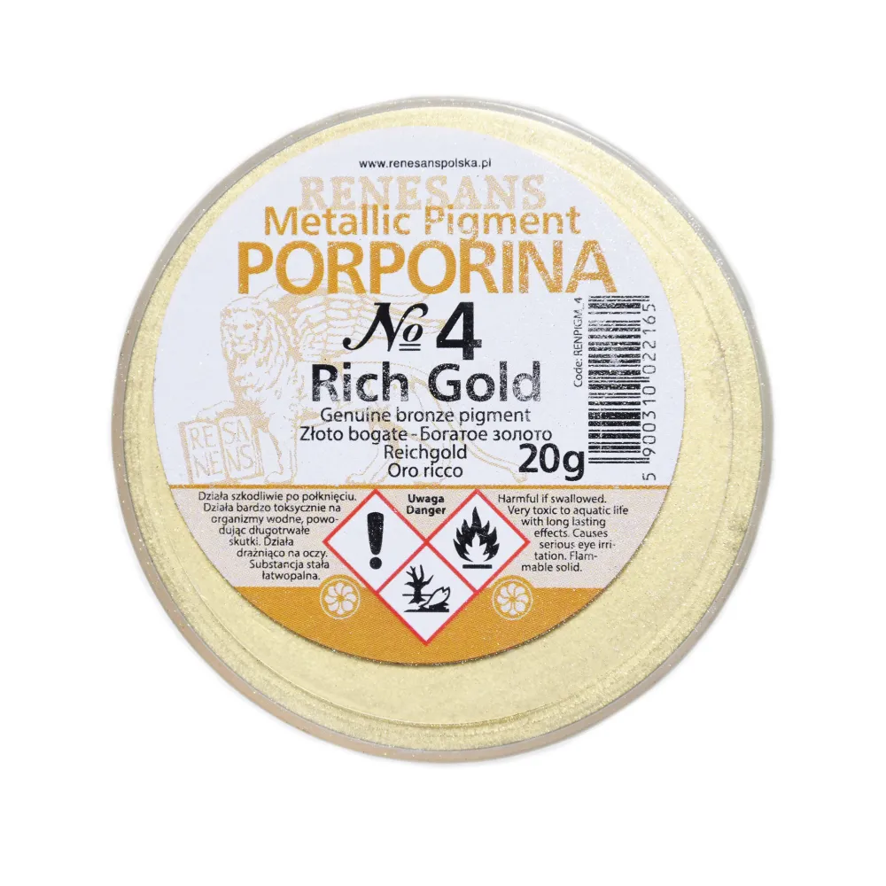 Renesans Porporina, pigment metaliczny - - złoto bogate, 20 g