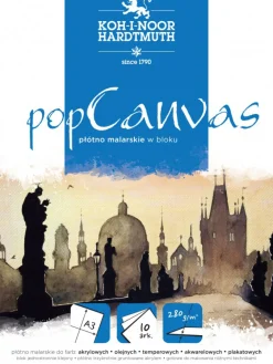 KOH-I-NOOR Płótno malarskie w bloku Pop Canvas A3 - - 280g, 10 ark.