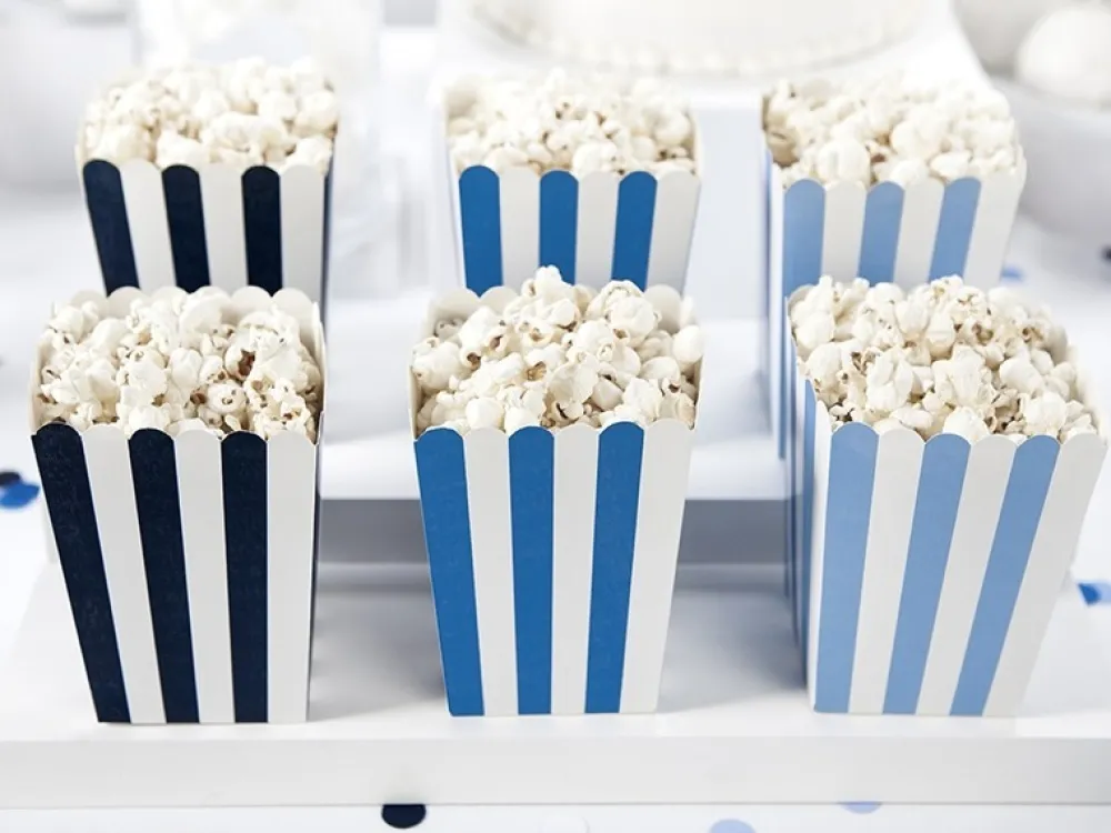 PartyDeco Pudełka na popcorn - samolocik, 6 szt.