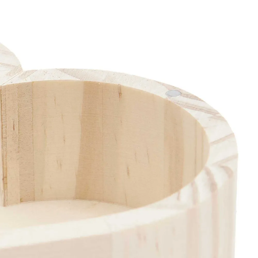 Rico Design Pudełko drewniane, szkatułka Serce - - 15 x 14,2 x 6 cm > Drewniane