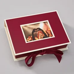 Semikolon Pudełko na zdjęcia - - Burgundy, 20,7 x 15,3 x 4,7 cm > Albumy Na Zdjęcia