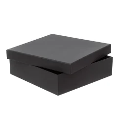 dpCraft Pudełko tekturowe - - czarne, 23,5 x 23,5 x 6,5 cm > Pudełka Prezentowe|Tekturowe