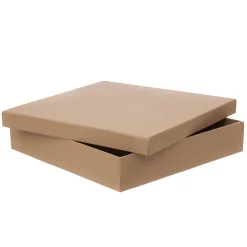 dpCraft Pudełko tekturowe - - kraft, 23,5 x 23,5 x 6,5 cm > Pudełka Prezentowe|Tekturowe
