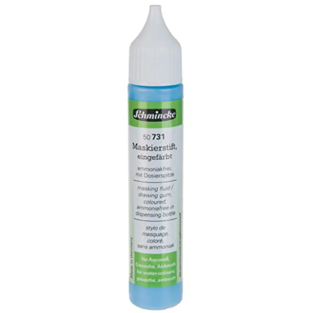 Schmincke Płyn maskujący do akwareli - - niebieski, 25 ml