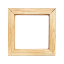 Rico Design Ramka do wyszywania, drewniana - - 20 x 20 cm