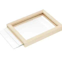 Rico Design Ramka drewniana ze szkłem - - 24 x 18 x 1,5 cm