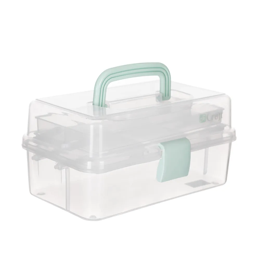 dpCraft Rozkładany organizer, kuferek - - miętowy, 27 x 17,5 x 14 cm > Akcesoria