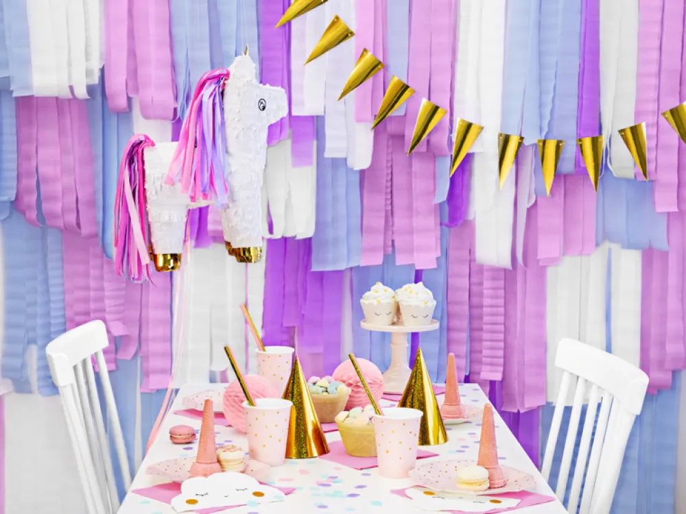 PartyDeco Serwetki Chmurki - białe, 20 szt.