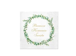 PAW Decor Collection Serwetki komunijne - Paw - Pierwsza Komunia Święta, 20 szt. > Przyjęcia Okolicznościowe
