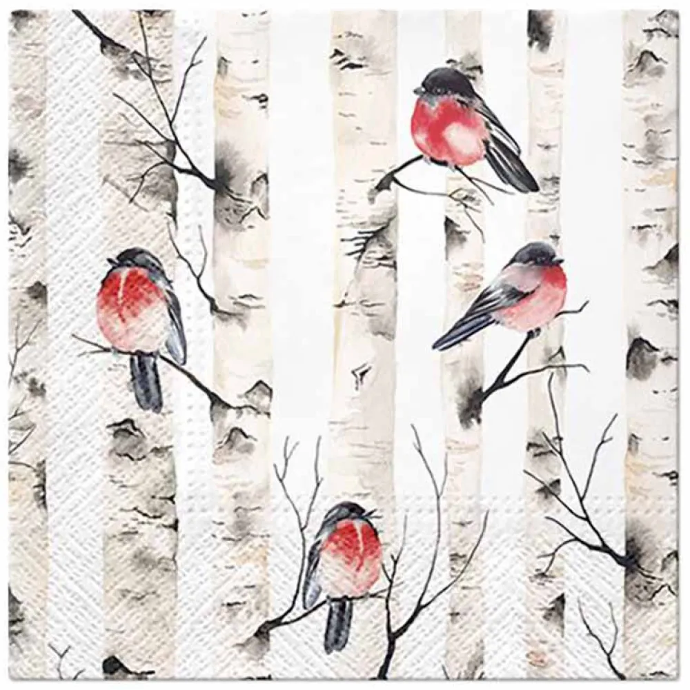 PAW Decor Collection Serwetki ozdobne - Paw - Birch Trees, 33 x 33 cm, 20 szt. > Serwetki