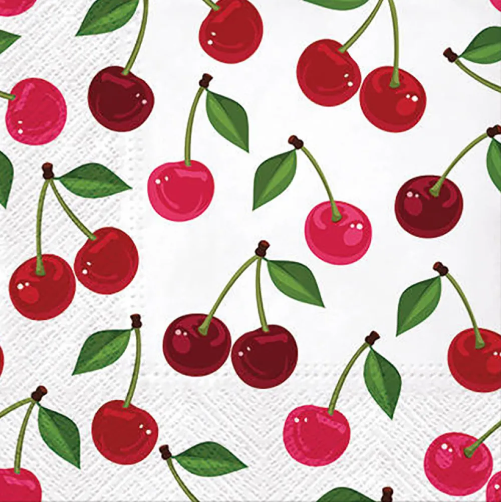 PAW Decor Collection Serwetki ozdobne - Paw - Cherries Pattern, 20 szt.