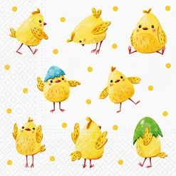 PAW Decor Collection Serwetki ozdobne - Paw - Crazy Chickens, 20 szt.