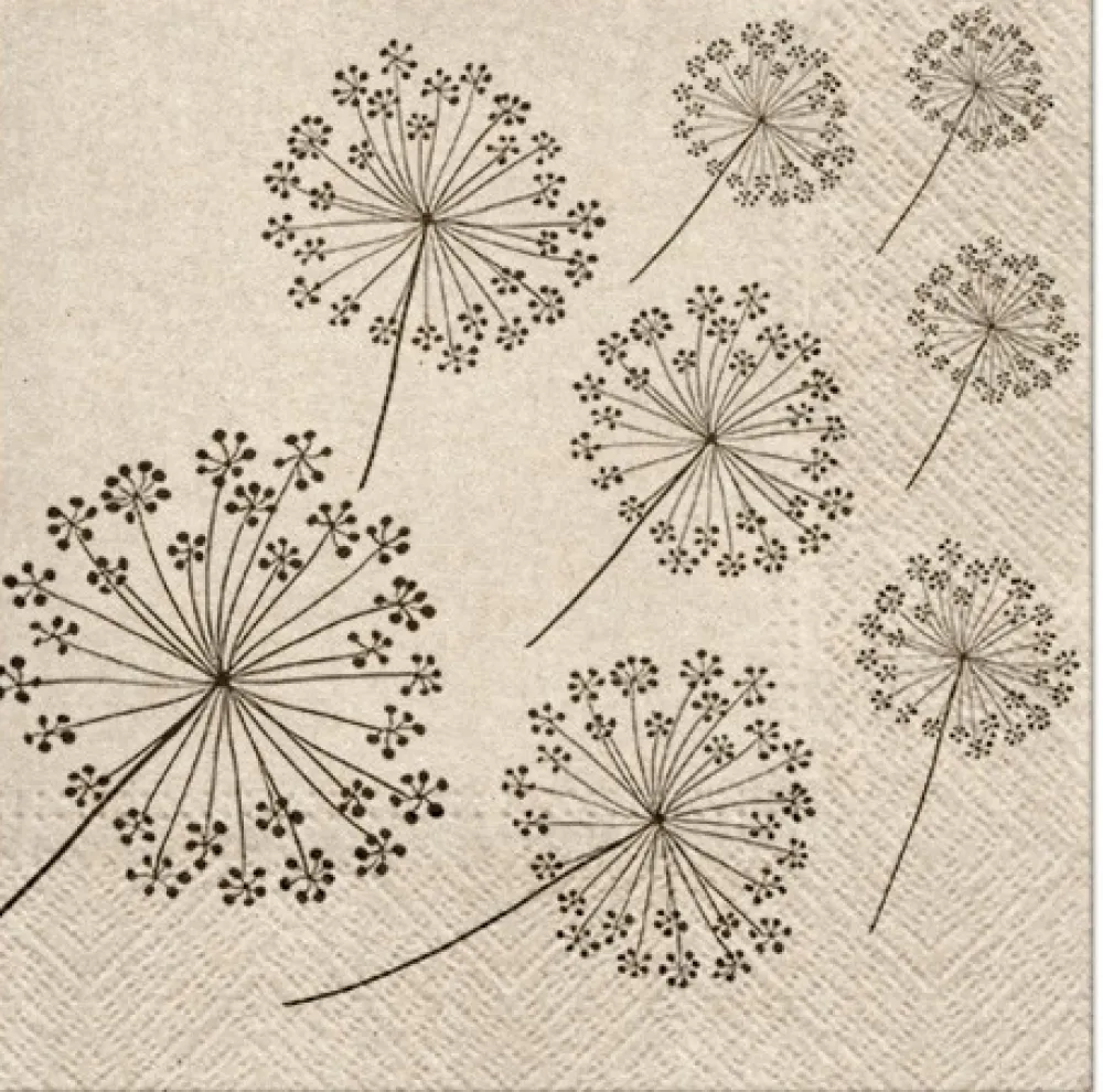 PAW Decor Collection Serwetki ozdobne - Paw - Dandelions, 20 szt.