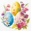 PAW Decor Collection Serwetki ozdobne - Paw - Egg Bouquet, 20 szt.