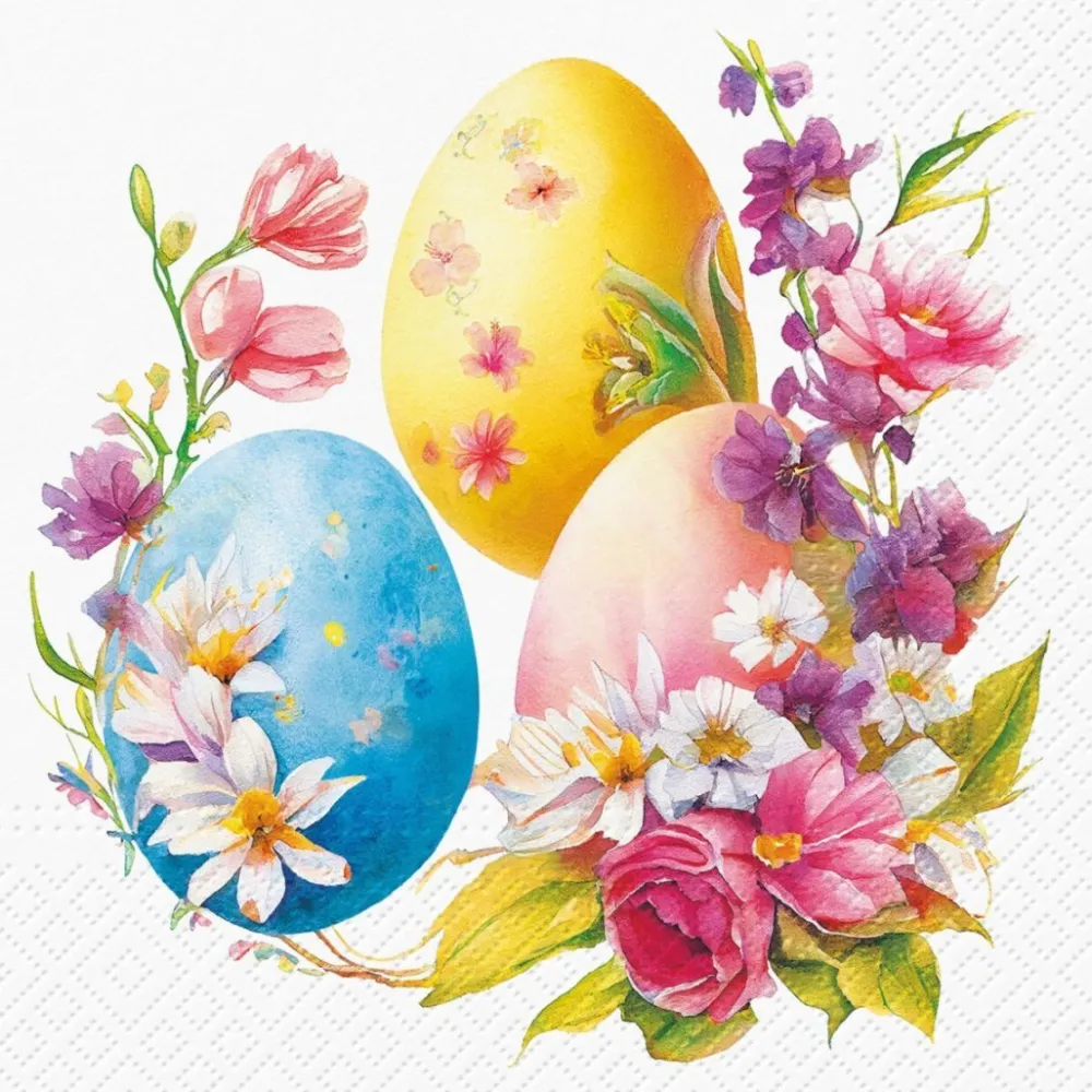 PAW Decor Collection Serwetki ozdobne - Paw - Egg Bouquet, 20 szt.