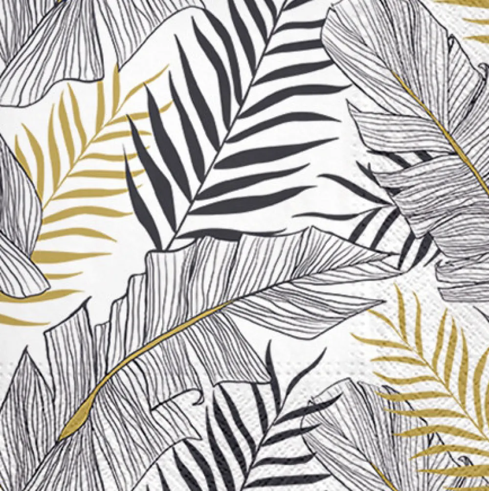 PAW Decor Collection Serwetki ozdobne - Paw - Exotic Leaves, 20 szt.
