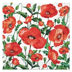 PAW Decor Collection Serwetki ozdobne - Paw - Flanders Poppy, 20 szt. > Serwetki