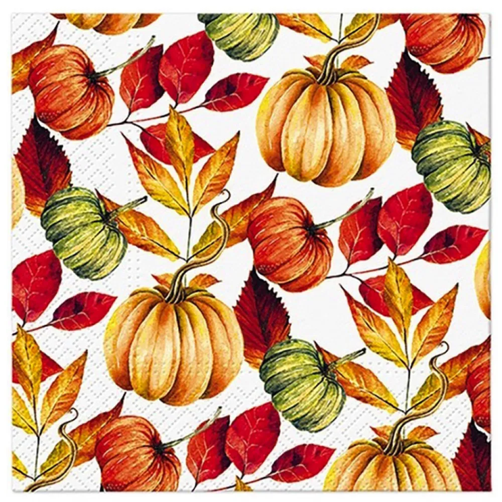 PAW Decor Collection Serwetki ozdobne - Paw - Pumpkin Pattern, 20 szt.