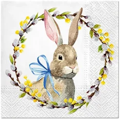 PAW Decor Collection Serwetki ozdobne - Paw - Rabbit with Catkins, 20 szt. > Serwetki