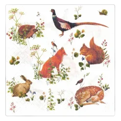 PAW Decor Collection Serwetki ozdobne - Paw - Wild Forest Animals, 20 szt. > Serwetki