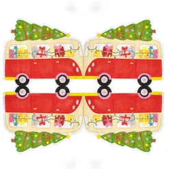 PartyPal Serwetki papierowe Auto z choinką - 33 x 27,6 cm, 10 szt.