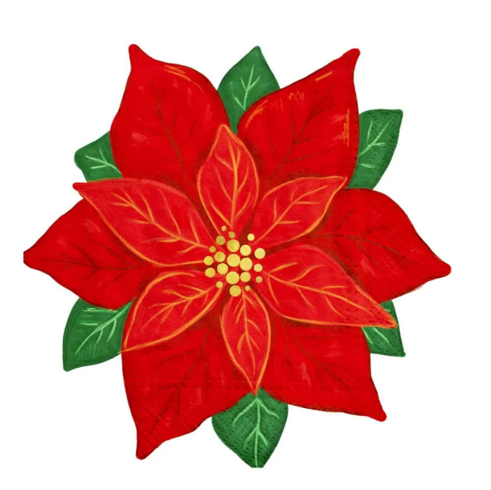PartyPal Serwetki papierowe Gwiazda Betlejemska - 25 x 25 cm, 10 szt. > Serwetki