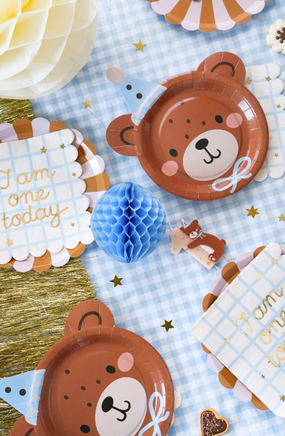 PartyDeco Serwetki papierowe I Am One Today - 16,5 x 16,5 cm, 12 szt. > Serwetki