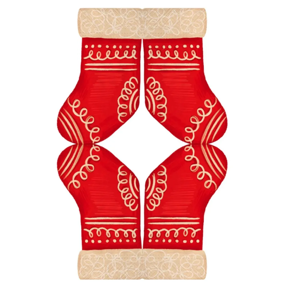 PartyPal Serwetki papierowe Świąteczna Skarpeta - 20,6 x 33 cm, 10 szt. > Serwetki