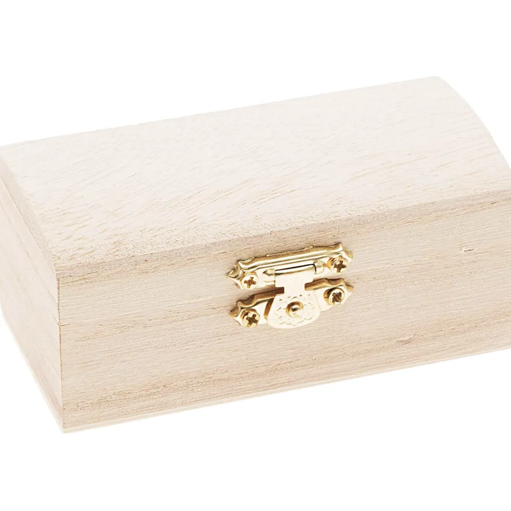 Rico Design Skrzynka drewniana, kuferek - - 10 x 5 x 4,5 cm