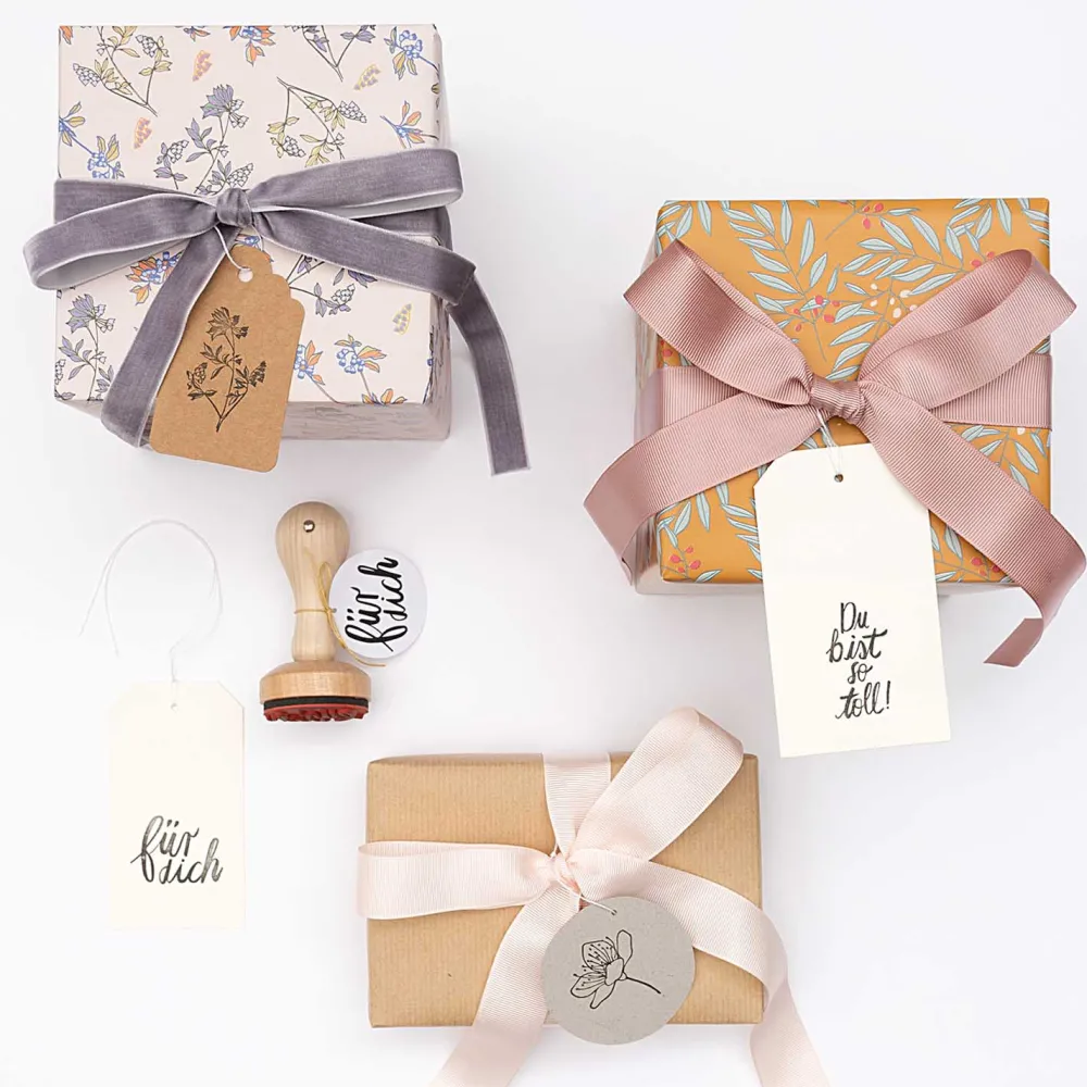 Rico Design Stempel na drewnianym gryfie - - Kwiat wiśni > Tusze I Stemple