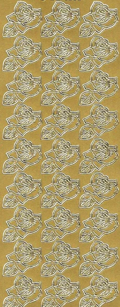 Stickersy, naklejki ażurowe - Róże, srebrne > Naklejki